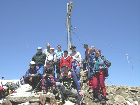 Gipfelfoto auf dem Similaun